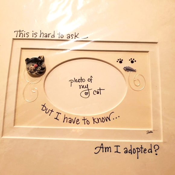 Am I Adopted? - Cat picture frame - Picture 3 of 7